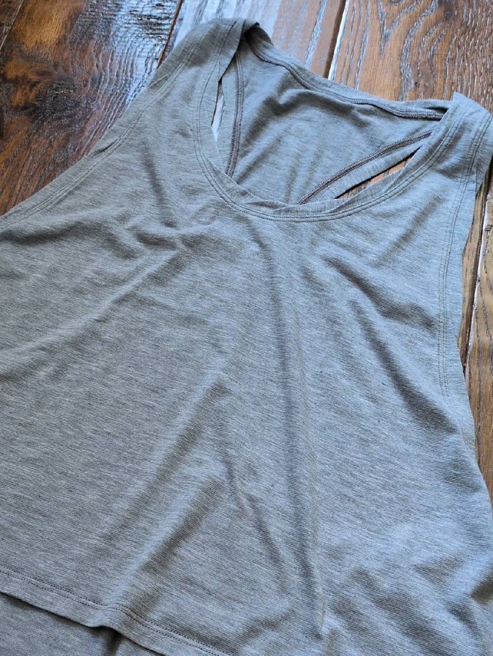 LULULEMON I Grey Lightweight Scoop Neck Racerback Muscle Tank Top, S